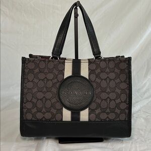 Coach Black and Gray Tote Bag
